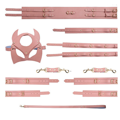 Deluxe Leather Bondage Set