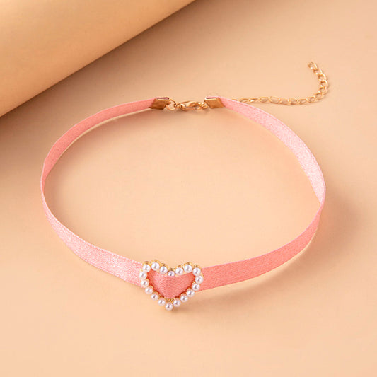 Pink Charm Choker