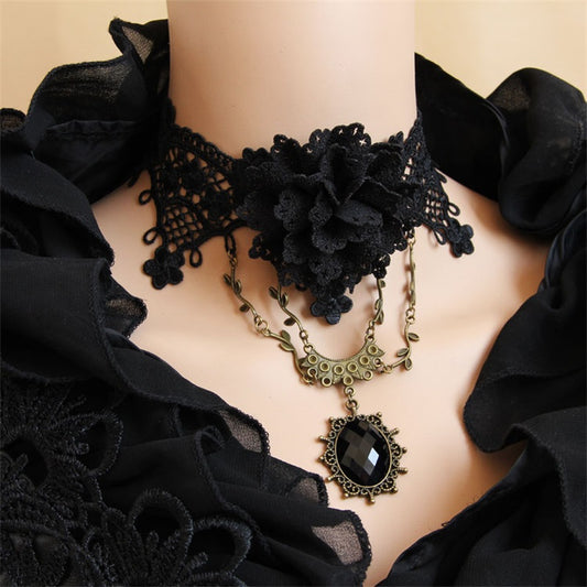 Black Rose Choker