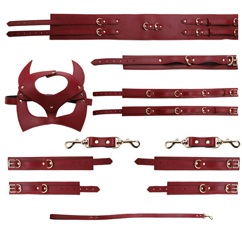 Deluxe Leather Bondage Set