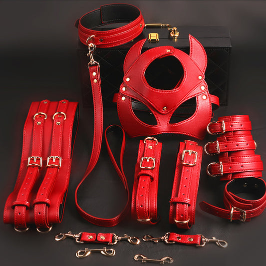 Deluxe Leather Bondage Set