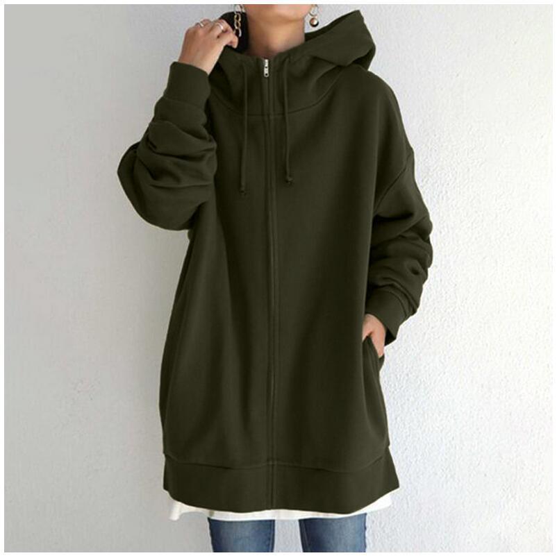 Long Zipper Hoodie