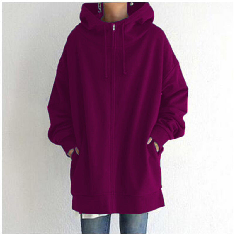 Long Zipper Hoodie