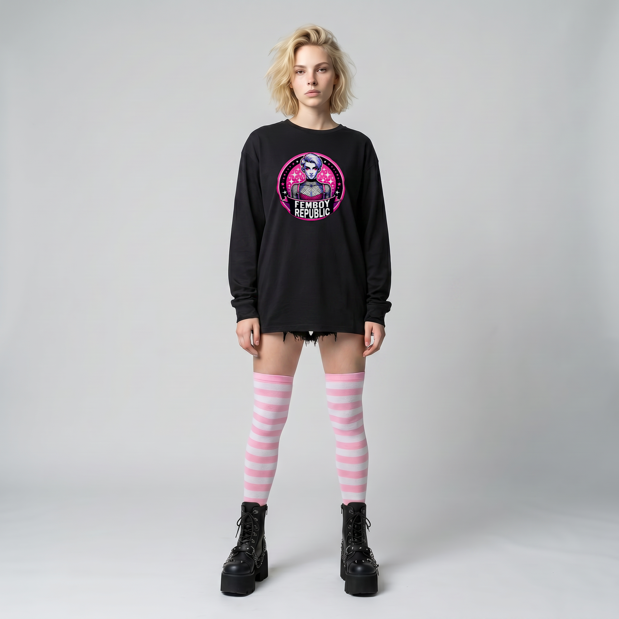 Long Sleeve Femboy Republic Shirt