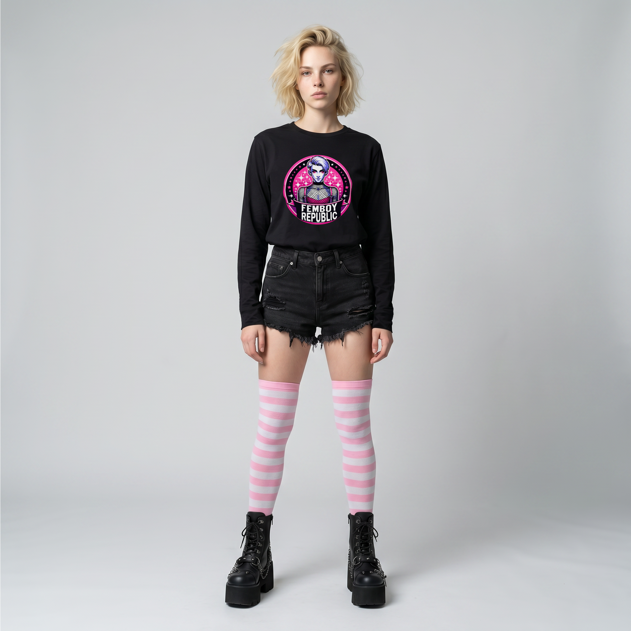 Long Sleeve Femboy Republic Shirt