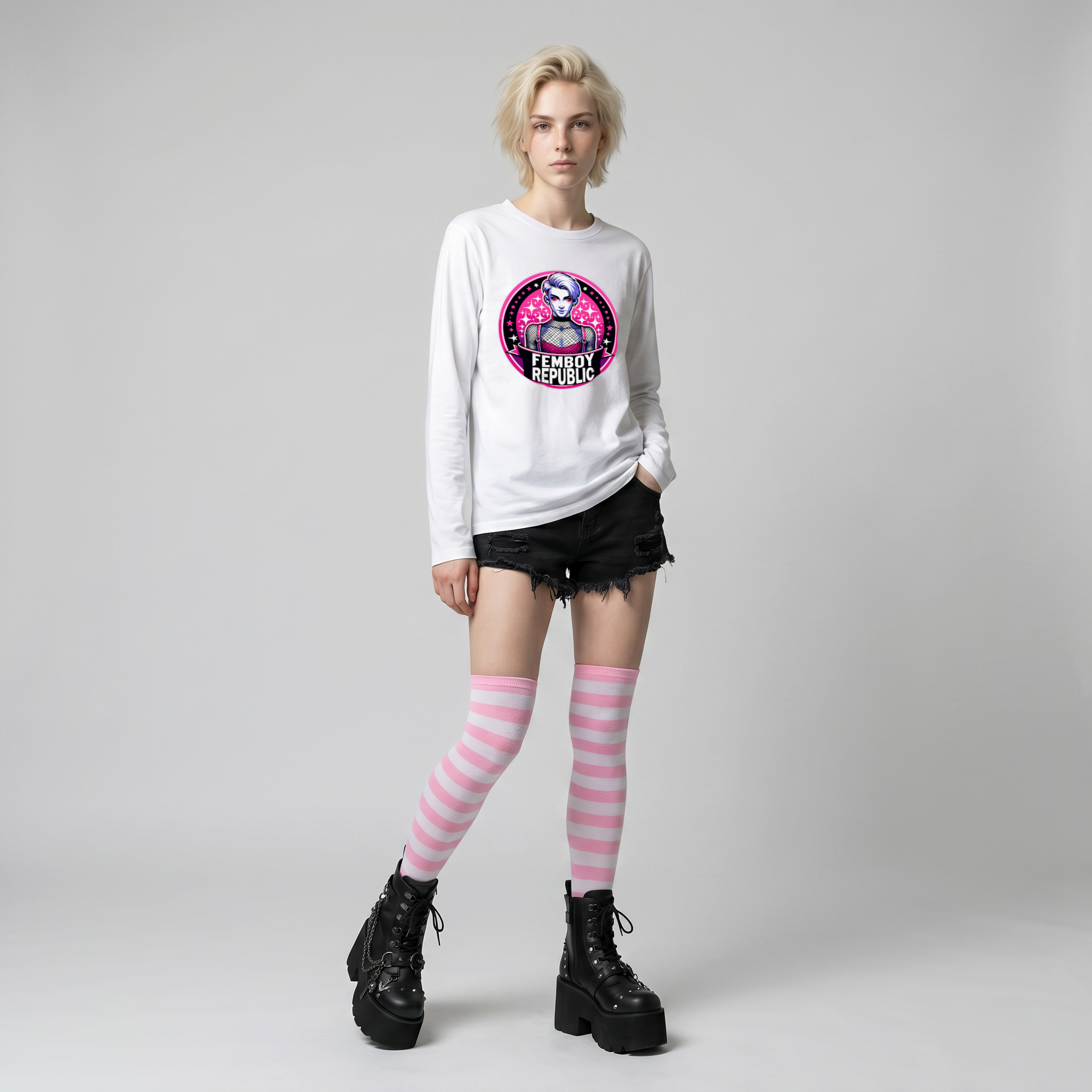Long Sleeve Femboy Republic Shirt