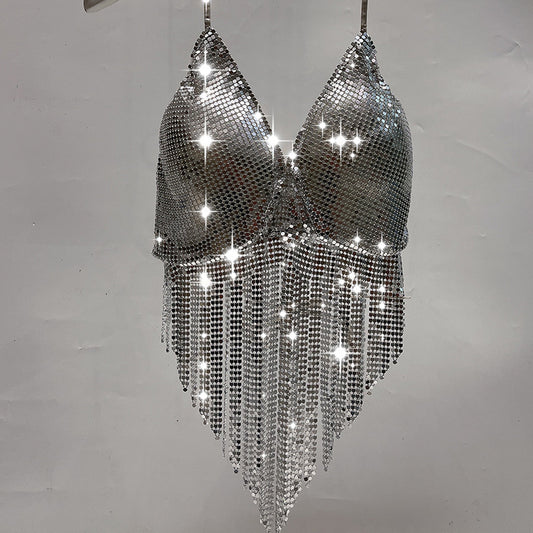 Glittering Gala Metallic Bra