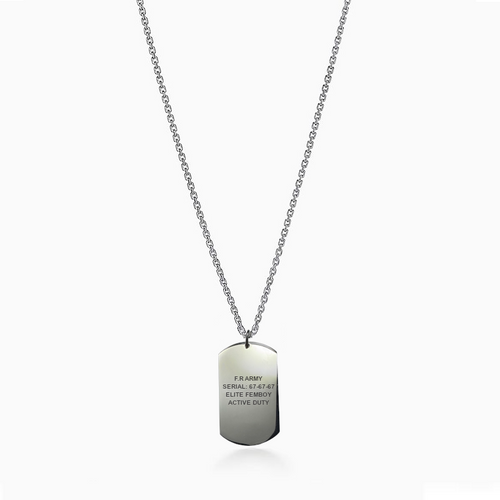 Femboy Republic Dog Tag Chain