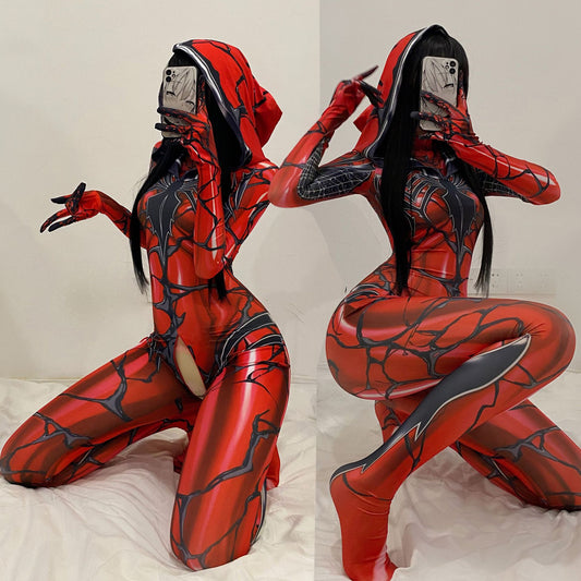 Crotchless Spider Suit
