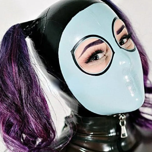 Blue Mystique Latex Mask
