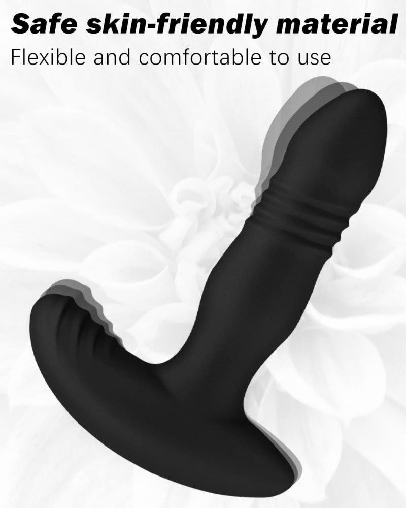 Vibrating & Thrusting Butt Plug