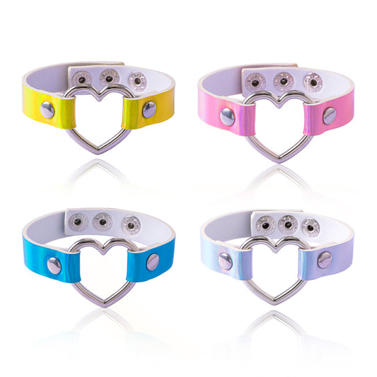 Colorful Rebel Heart Bracelet