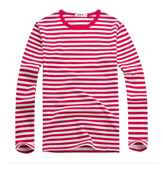 Long-Sleeved Striped Shirt